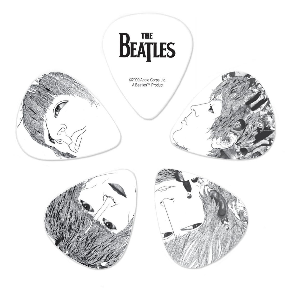 D'Addario Beatles Guitar Picks - Revolver - 10 Pack Heavy