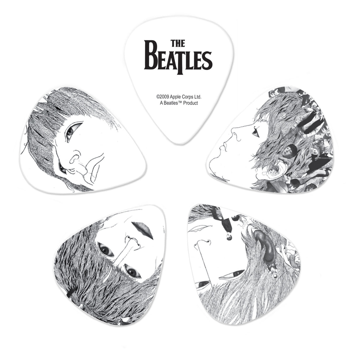 D'Addario Beatles Guitar Picks - Revolver - 10 Pack Thin