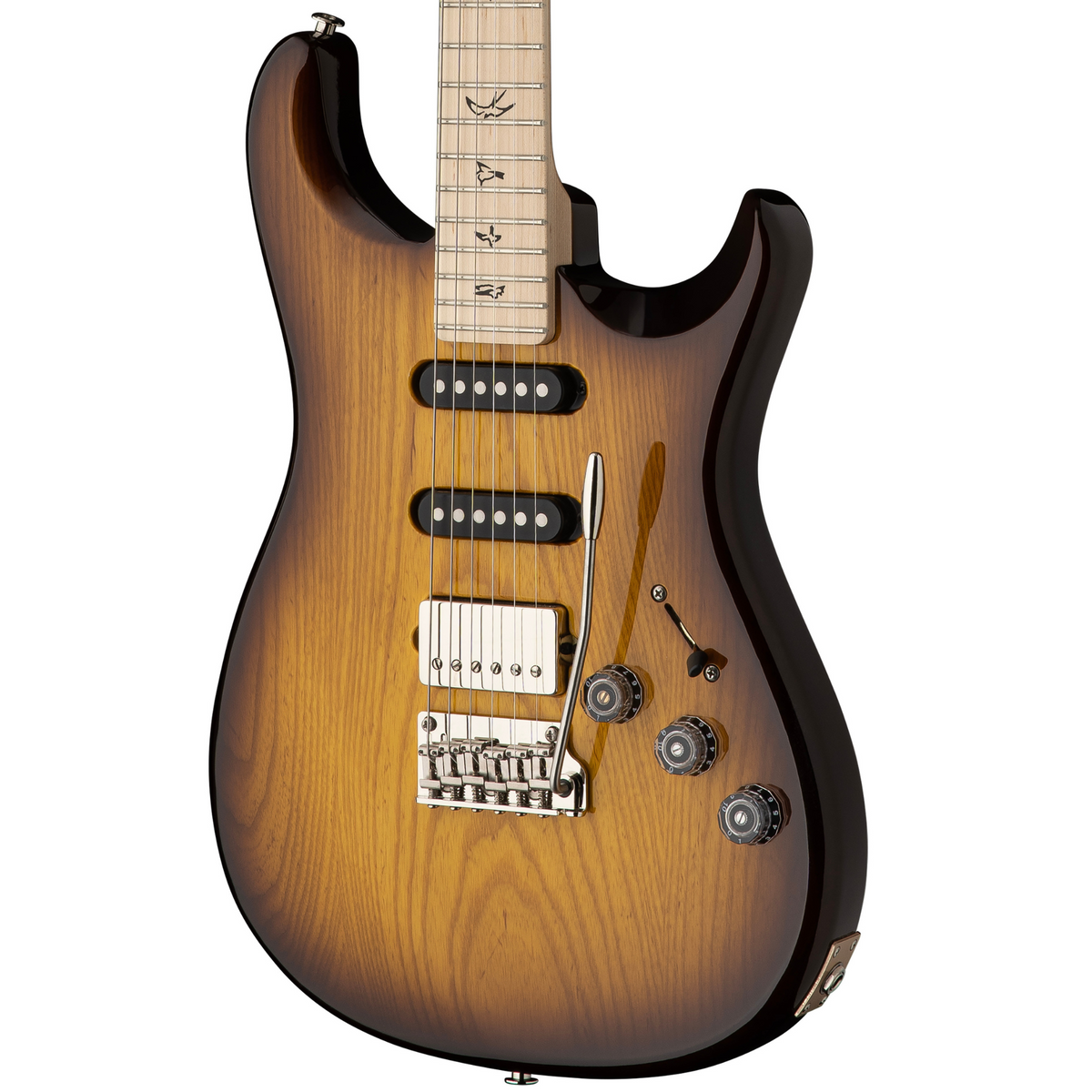 PRS Fiore HSS Swamp Ash Electric Guitar, Sunflower Burst