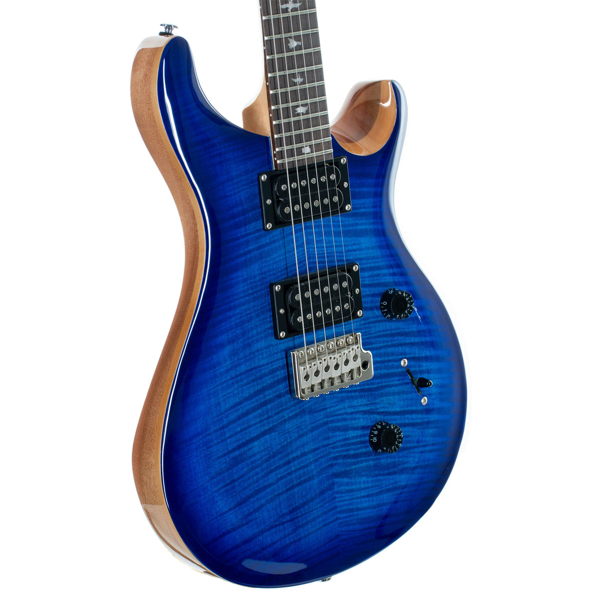 PRS SE Custom 24 Electric Guitar, Faded Blue Burst