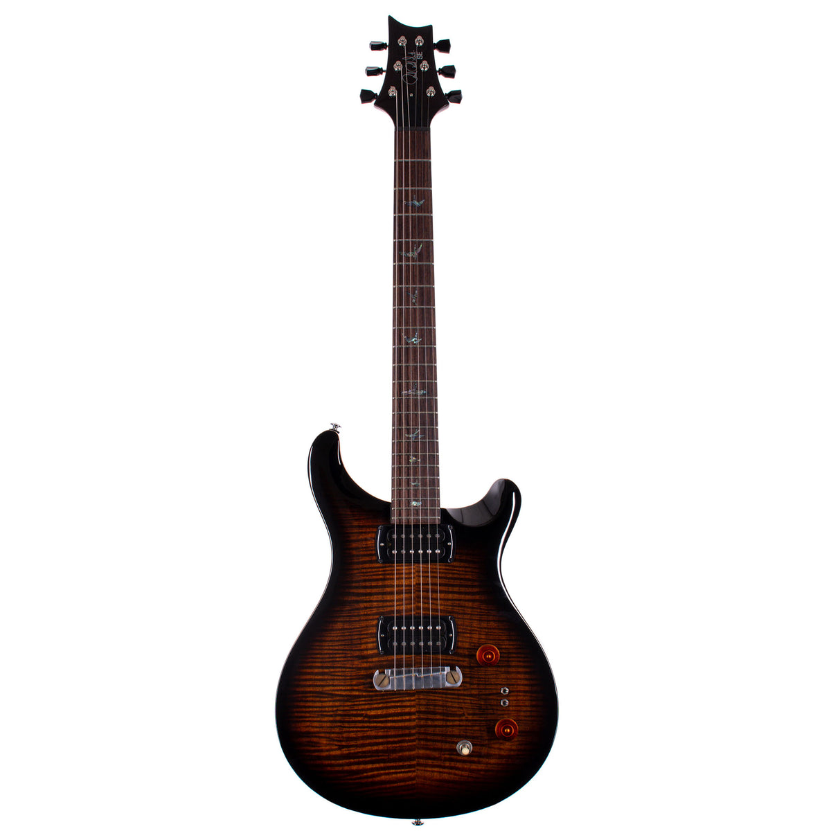 PRS SE Paul's Guitar, Rosewood Fingerboard Black Gold Sunburst Electric Guitar