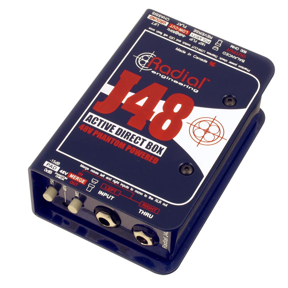 Radial Active DI (Phantom Power) - J48