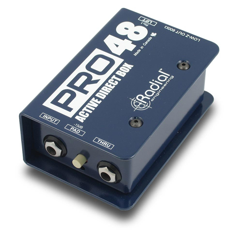 Radial Active Direct Box - 48V Phantom Powered - PRO48
