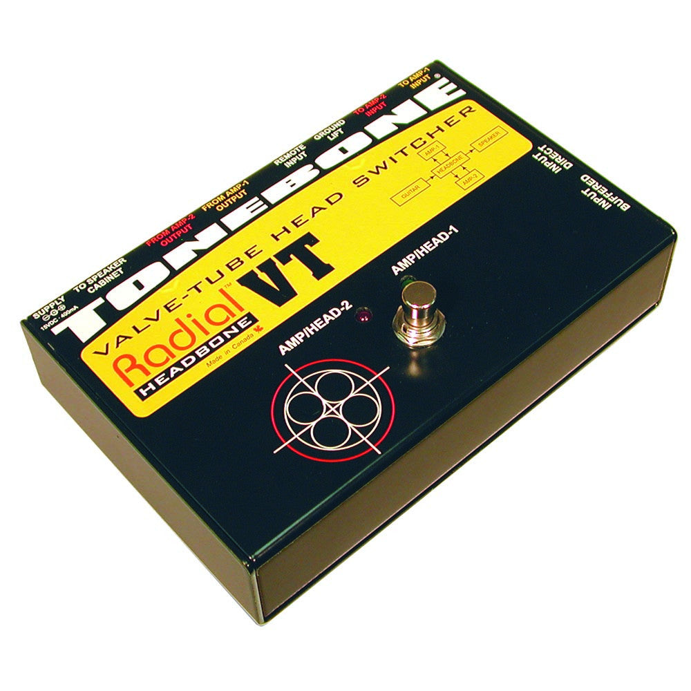 Radial Tube Amp Head Switcher -ToneBone Head Bone VT