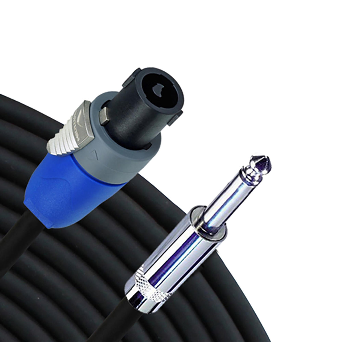 Rapco 10ft 14 Gauge Speaker Cable, Speakon to 1/4 Inch