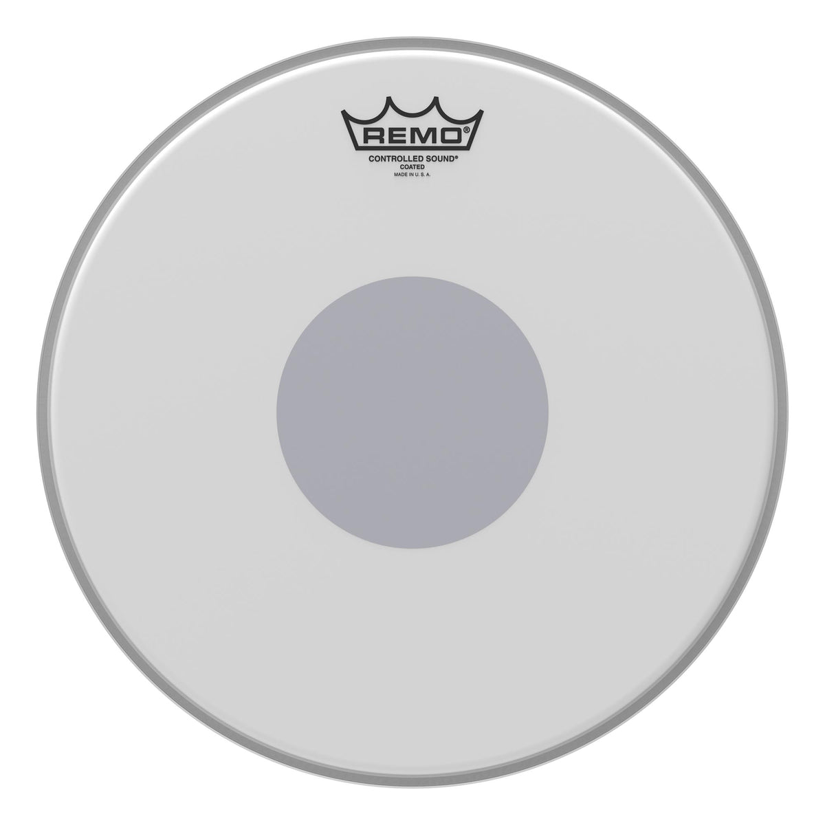 Remo 13" Coated Controlled Sound Head With Black Dot On Bottom