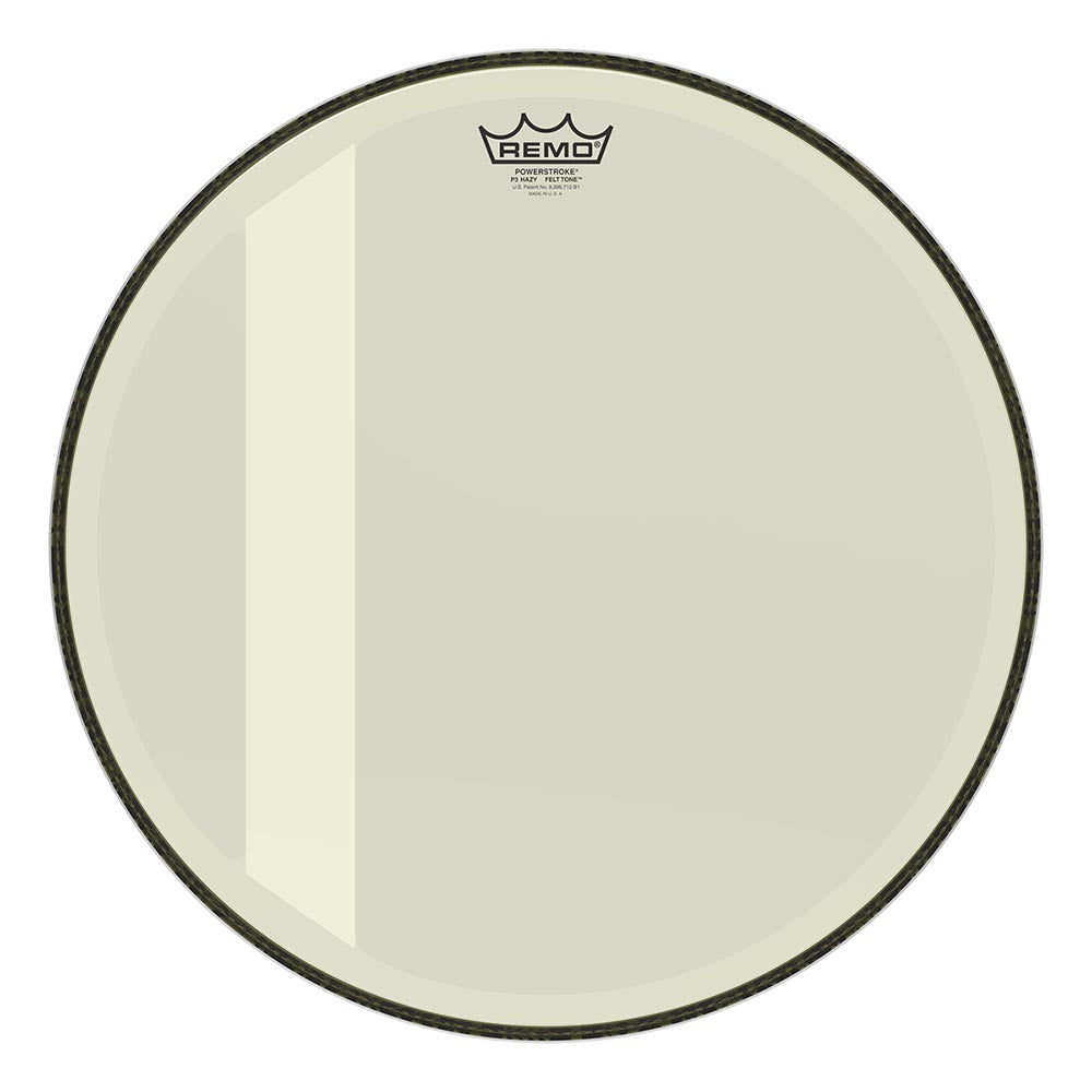 Remo 18" Powerstroke 3 Felt Tone Bass Drum Head - Hazy