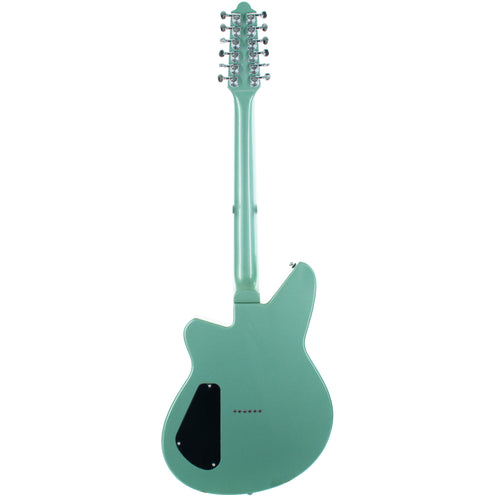 Reverend Airwave 12 String Electric Guitar, Rosewood, Metallic Alpine
