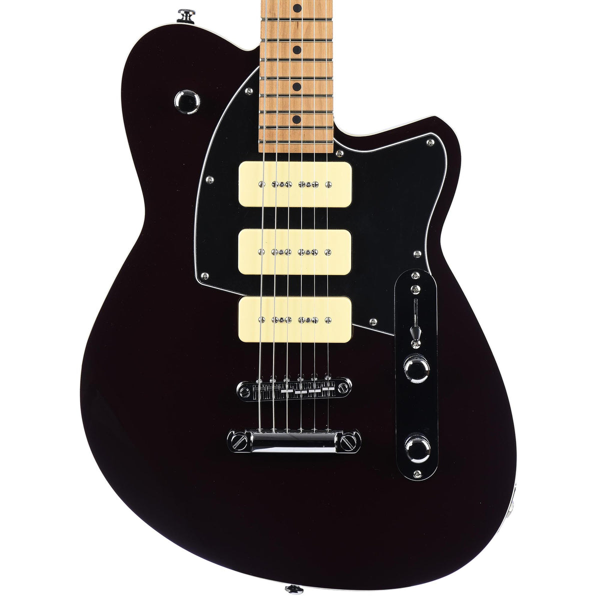 Reverend Charger 390 Oxblood Black Pickguard Russo Music Exclusive