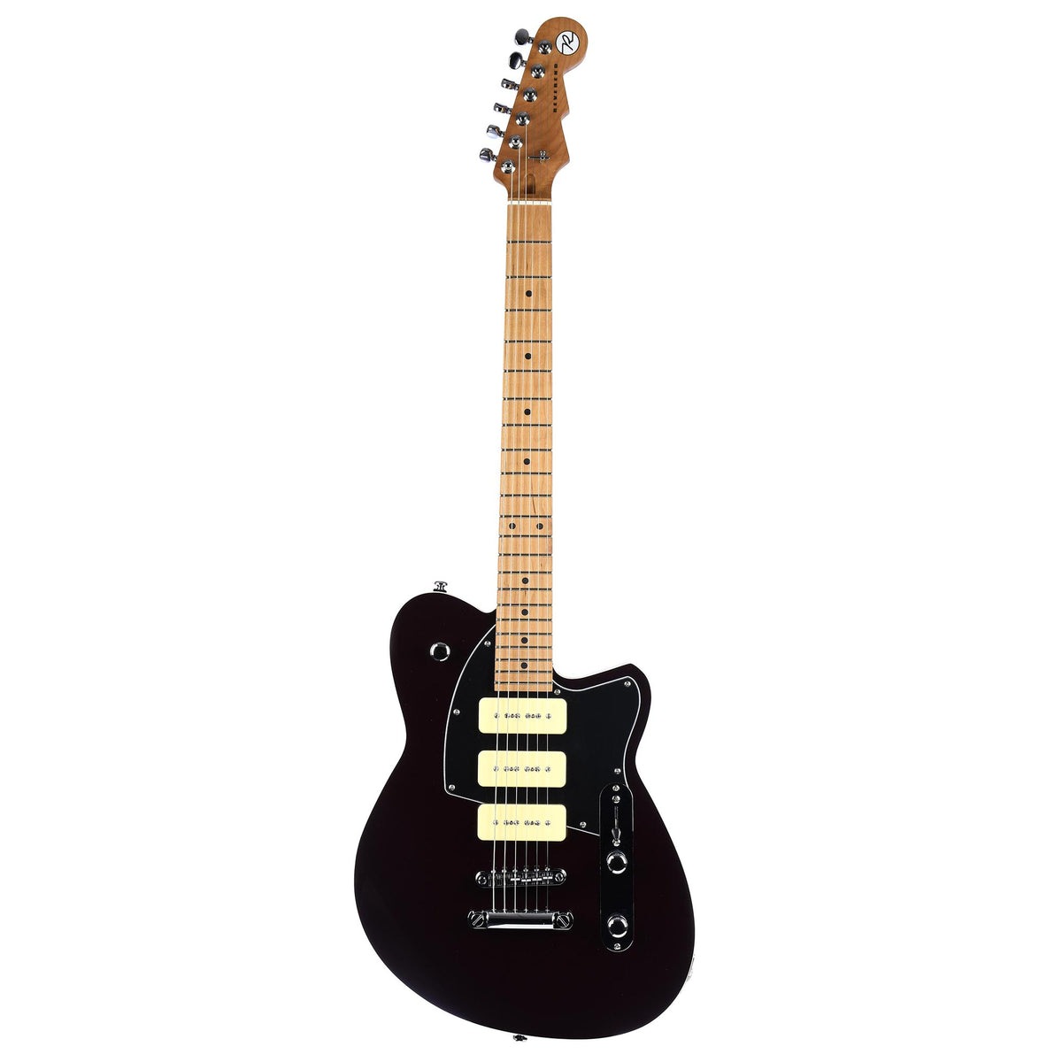 Reverend Charger 390 Oxblood Black Pickguard Russo Music Exclusive