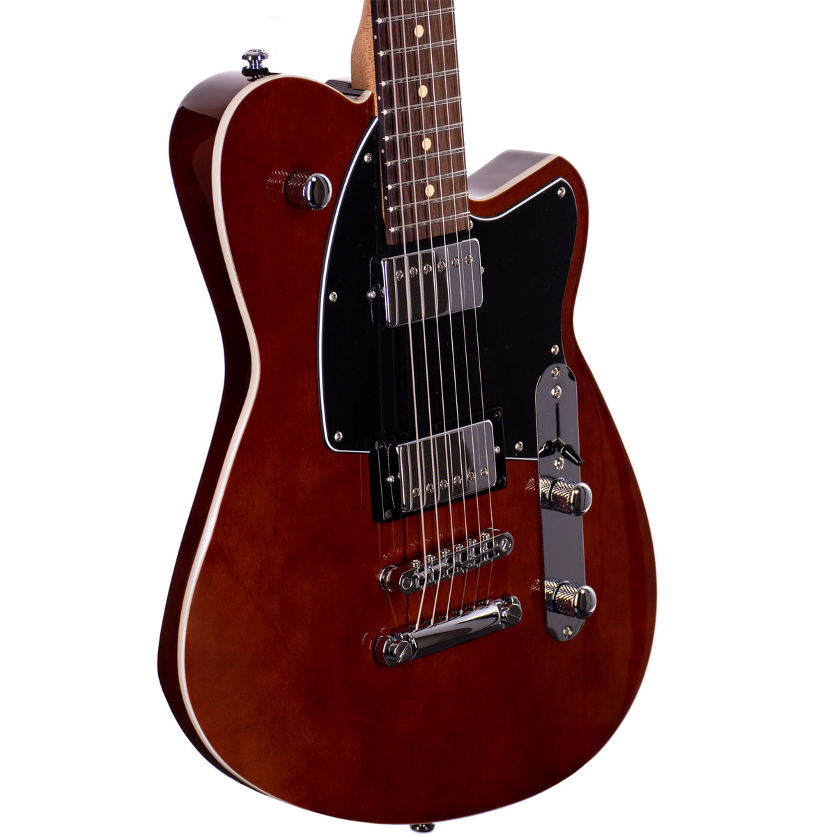Reverend Charger HB Electric Guitar, Rosewood Fingerboard, Violin Brown