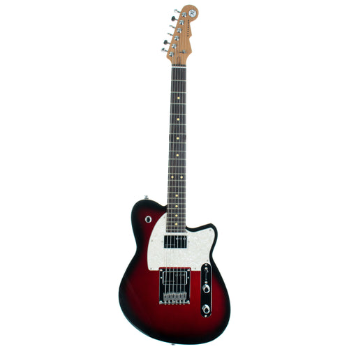 Reverend Crosscut Electric Guitar, Rosewood, Metallic Red Burst