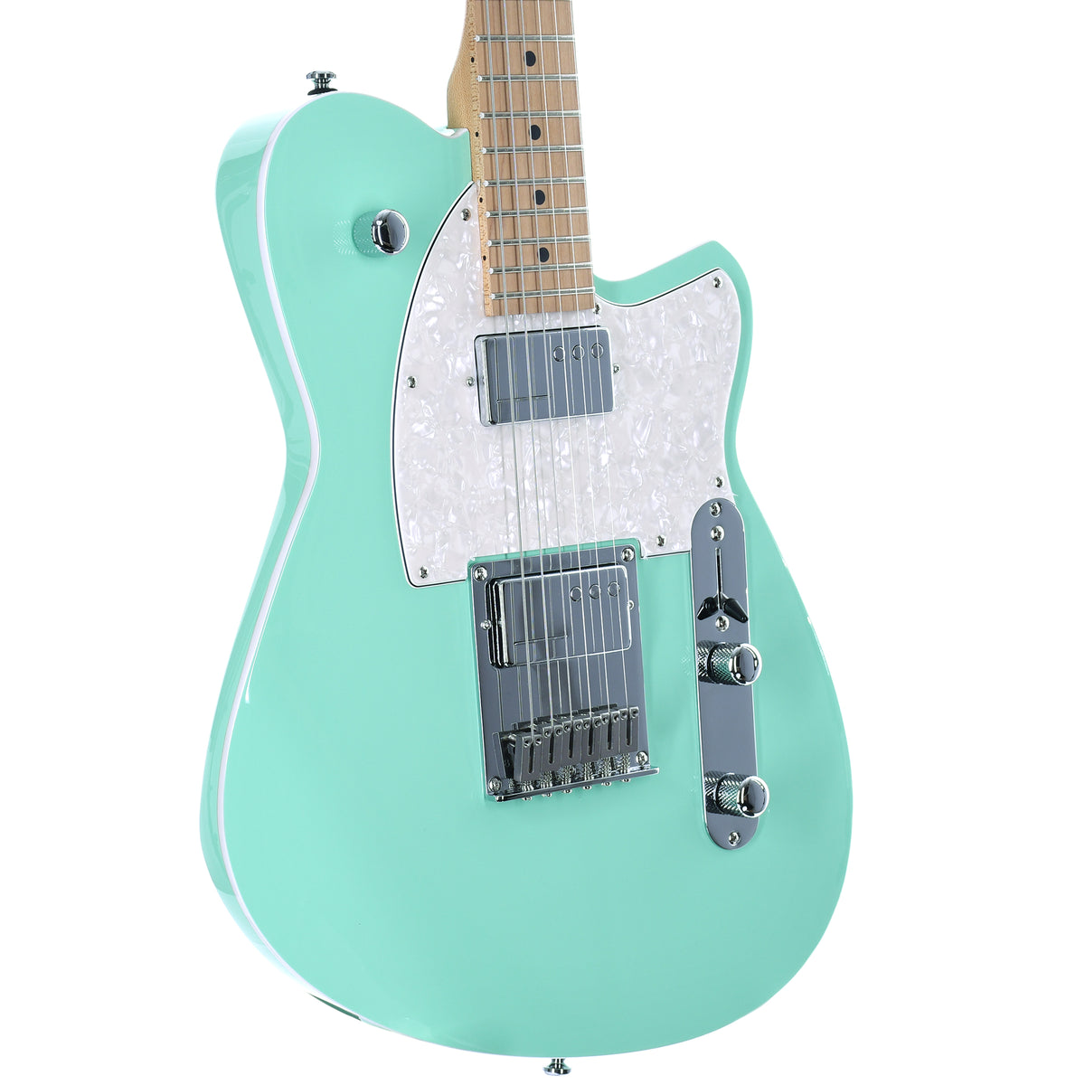 Reverend Crosscut Roasted Maple Neck, Oceanside Green