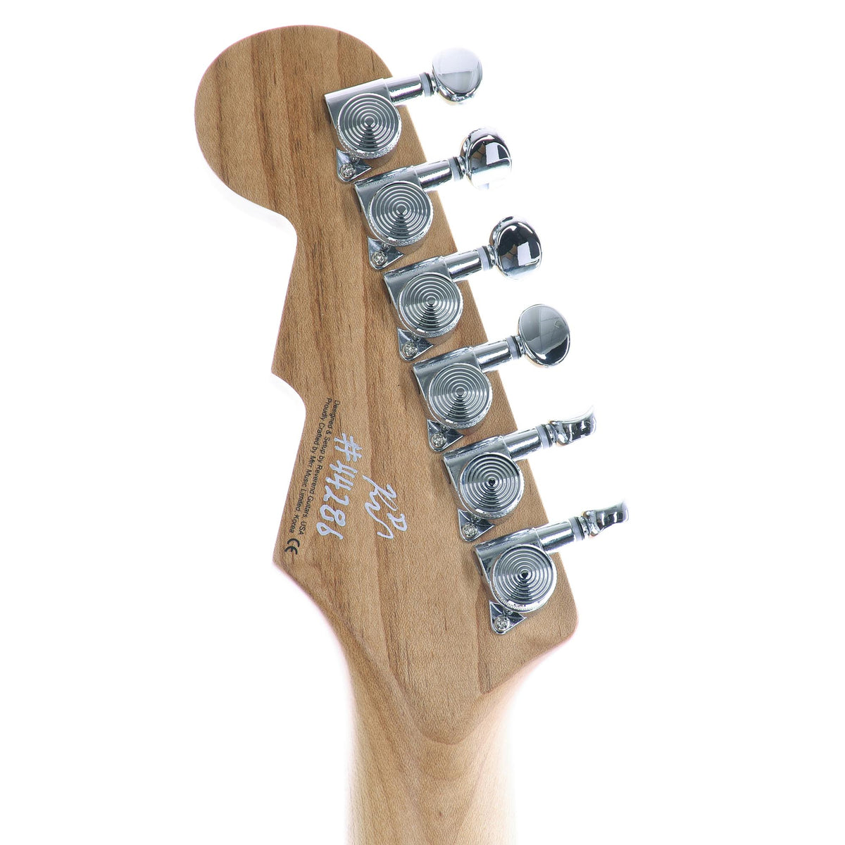 Reverend Crosscut W With Wilkinson Tremolo Roasted Maple Neck, Red Burst