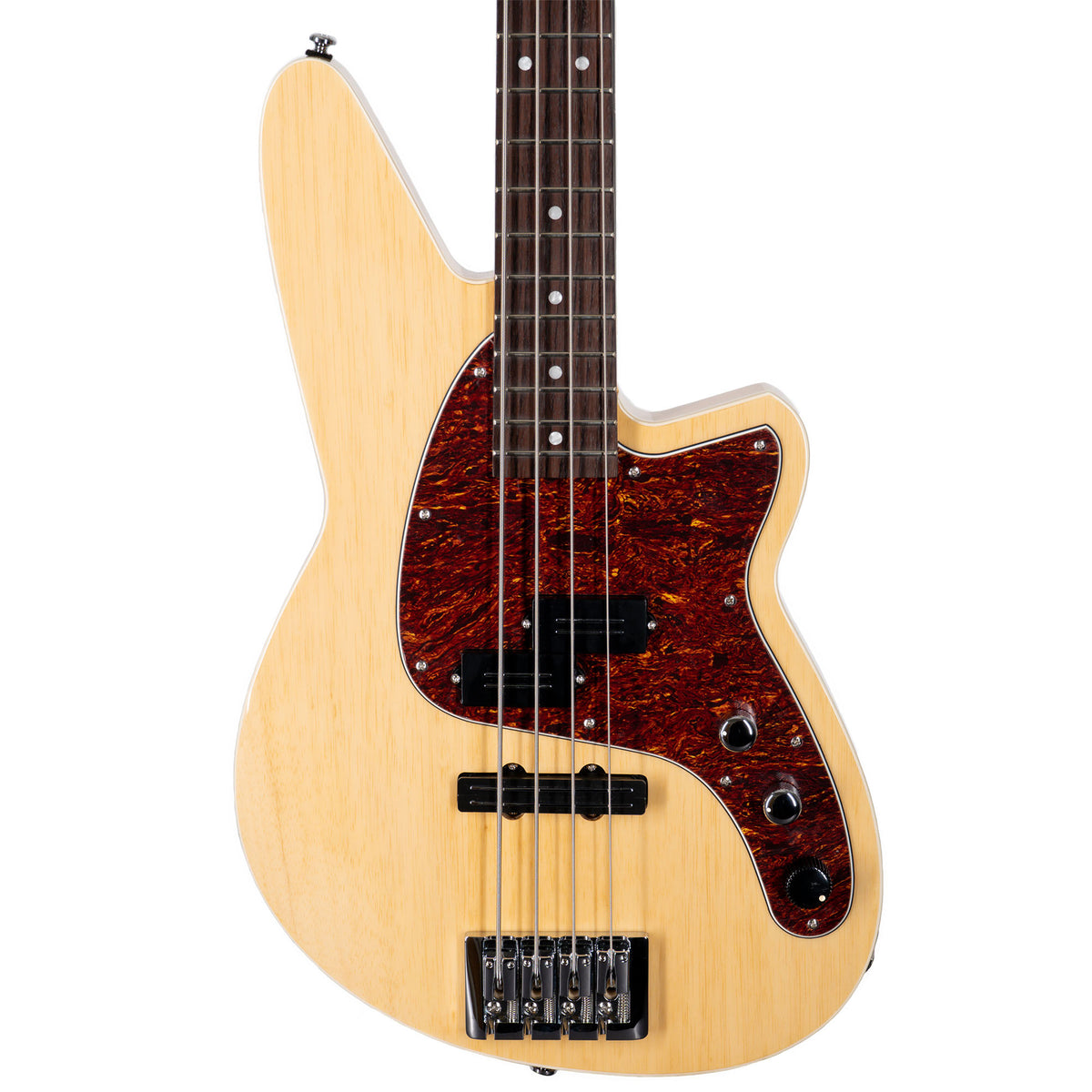 Reverend Decision P Bass Guitar, Rosewood Fingerboard, Natural