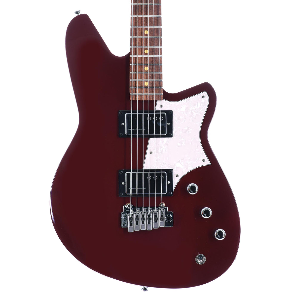 Reverend Descent W Baritone With Wilkinson Tremolo Pau Ferro, Medieval Red