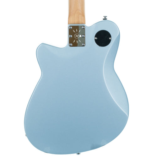 Reverend Double Agent OG Electric Guitar, Rosewood, Metallic Silver Freeze