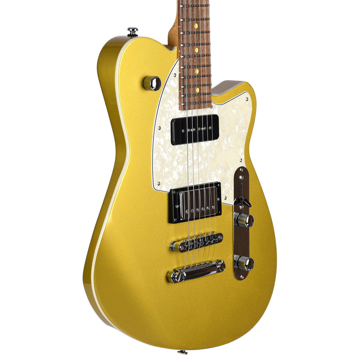 Reverend Double Agent OG Venetian Gold Roasted Pau Ferro Neck