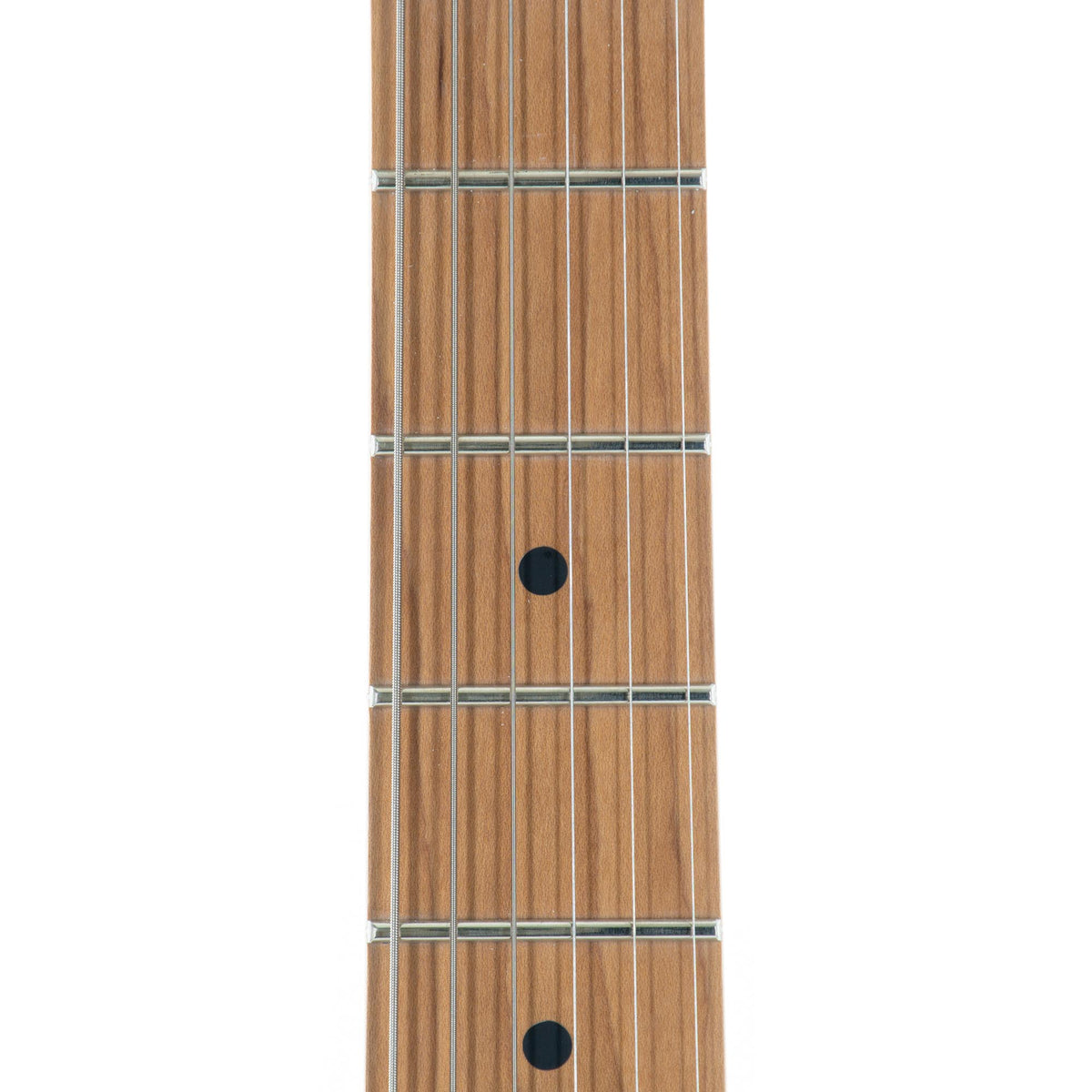 Reverend Double Agent W With Wilkinson Tremolo Roasted Maple Neck, Midnight Black