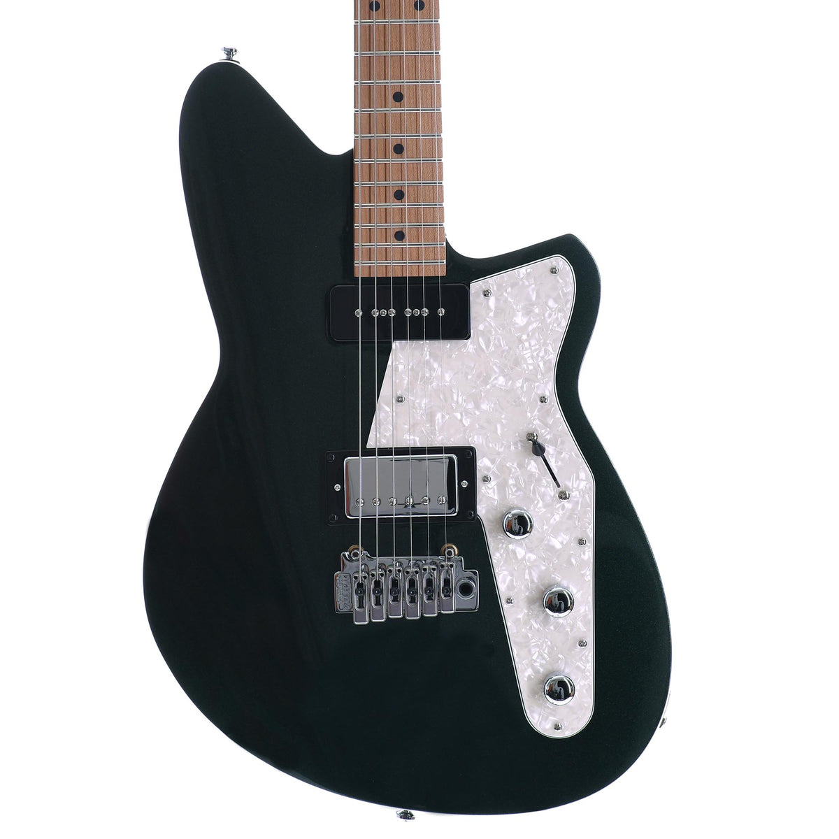 Reverend Double Agent W With Wilkinson Tremolo Roasted Maple, Outfield Ivy