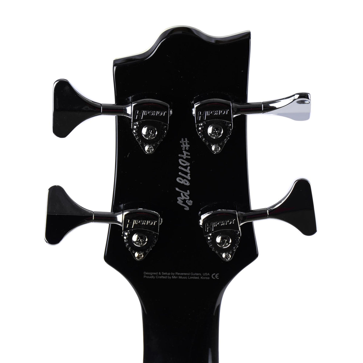 Reverend Dub King Bass Blackwood Tek Fingerboard Midnight Black