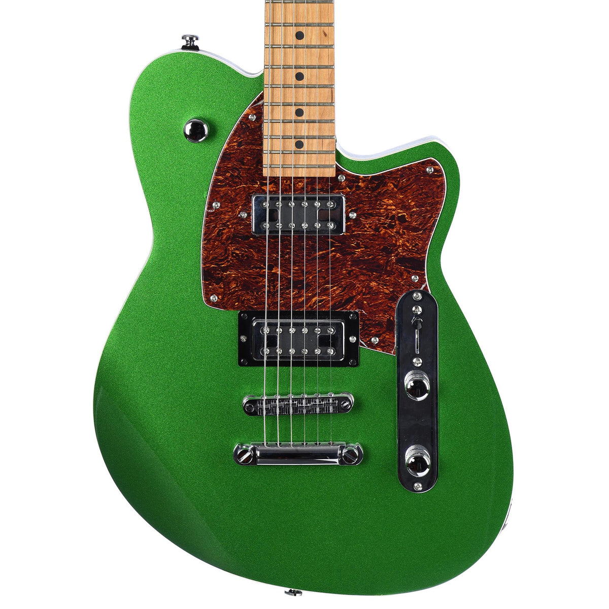 Reverend Flatroc Metallic Emerald Green Tortoise