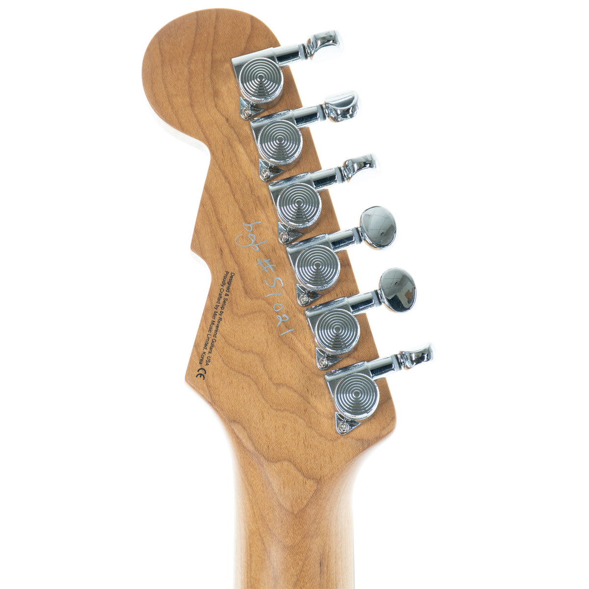 Reverend Flatroc With Bigsby Electric Guitar, Rosewood, Trans White