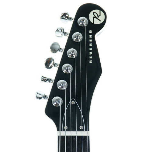 Reverend Greg Koch Gristle 90 Electric Guitar, Ebony, Korina Neck, Midnight Black