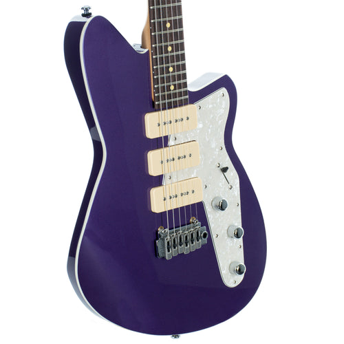Reverend Jetstream 390 Electric Guitar, Rosewood, Italian Purple