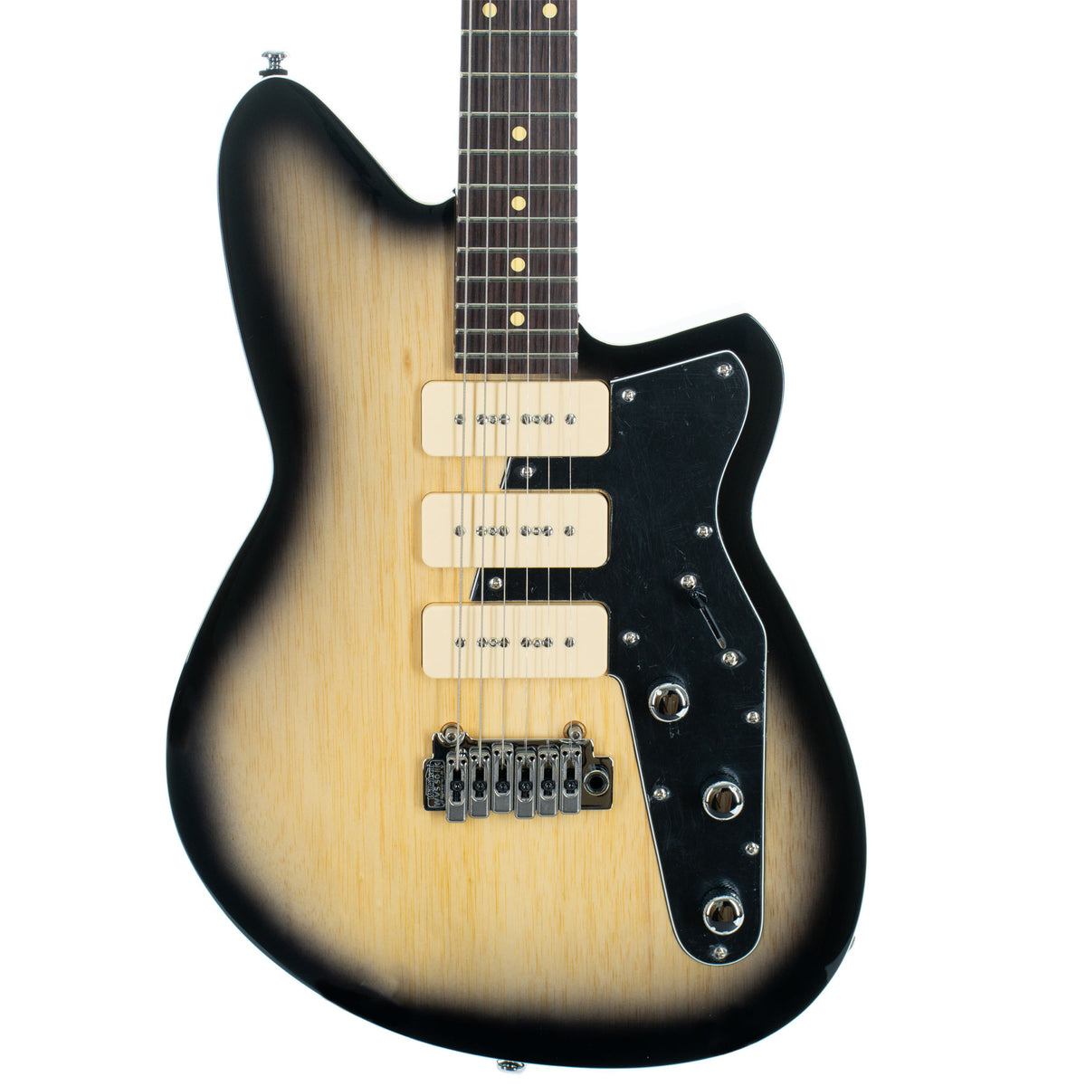 Reverend Jetstream 390 Electric Guitar, Rosewood, Korina Burst