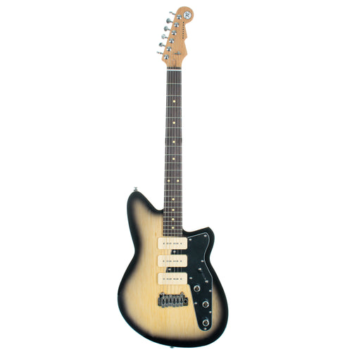 Reverend Jetstream 390 Electric Guitar, Rosewood, Korina Burst