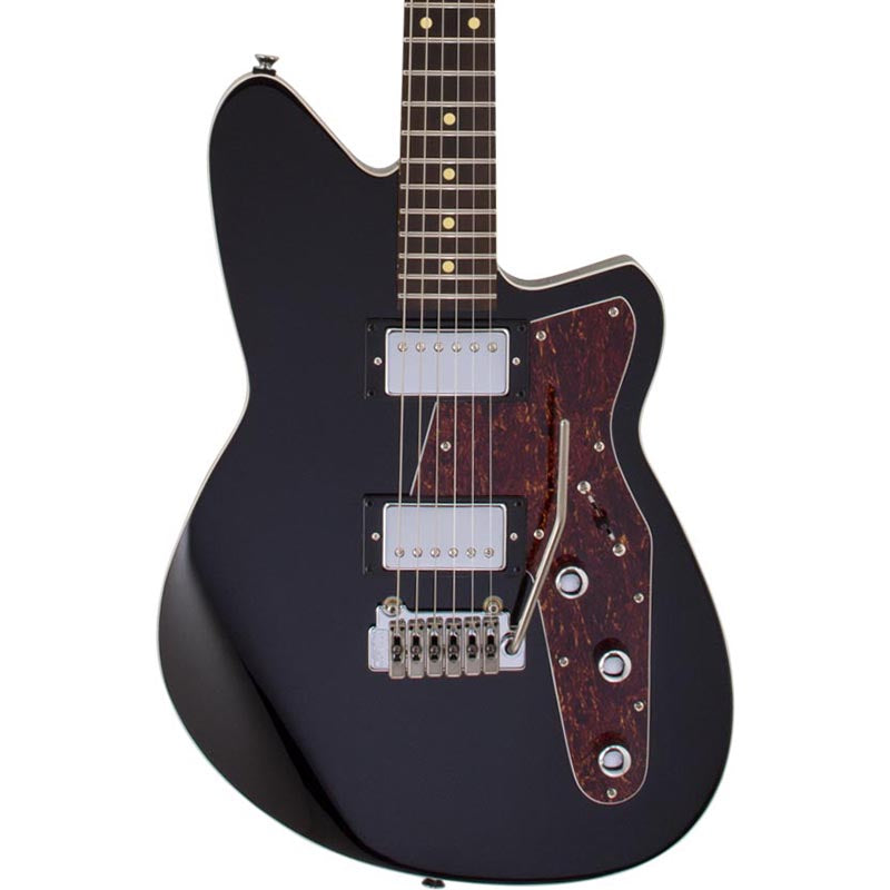 Reverend Jetstream HB - Roasted Neck - Midnight Black