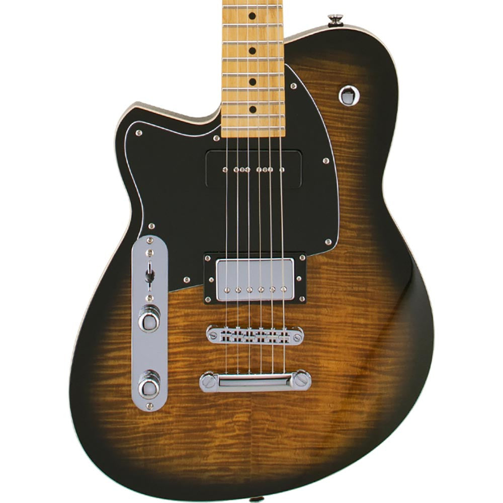 Reverend Lefty Double Agent OG - Coffee Burst Flame Maple