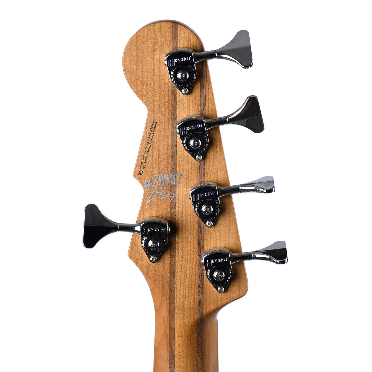 Reverend Mercalli 5 5-String Bass Midnight Black Roasted Pau Ferro Neck