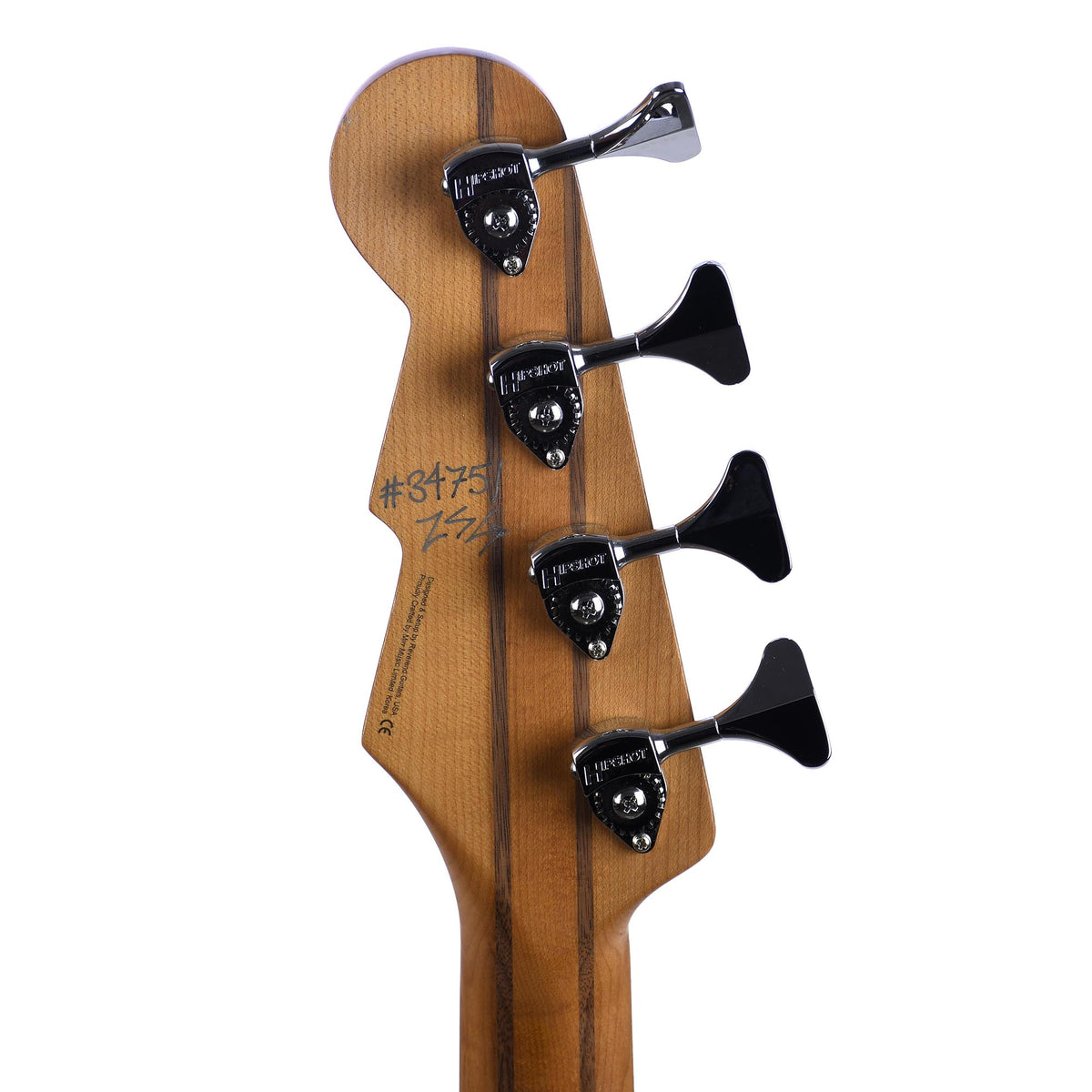 Reverend Raymond Bass Chronic Blue Roasted Maple Neck