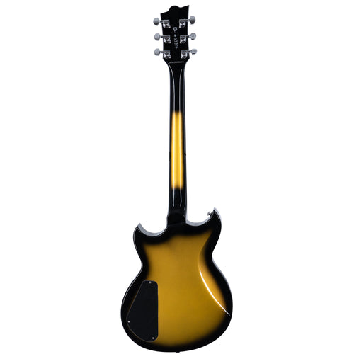 Reverend Sensei RA Electric Guitar, Ebony, Venetian Gold Burst