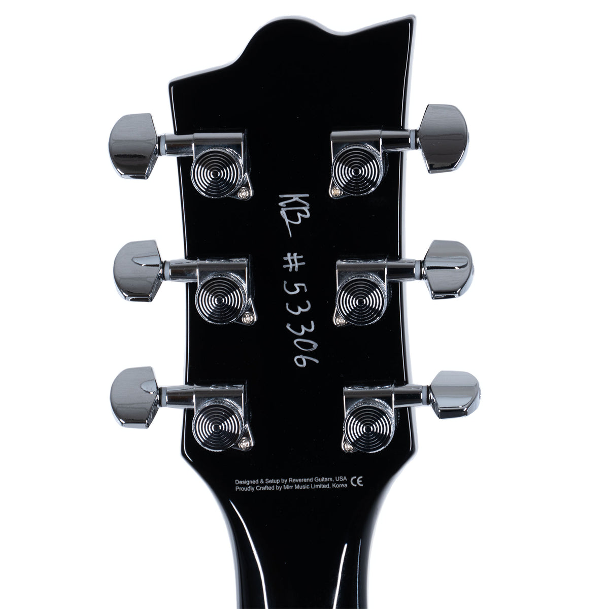 Reverend Sensei RA Electric Guitar, Ebony, Venetian Gold Burst