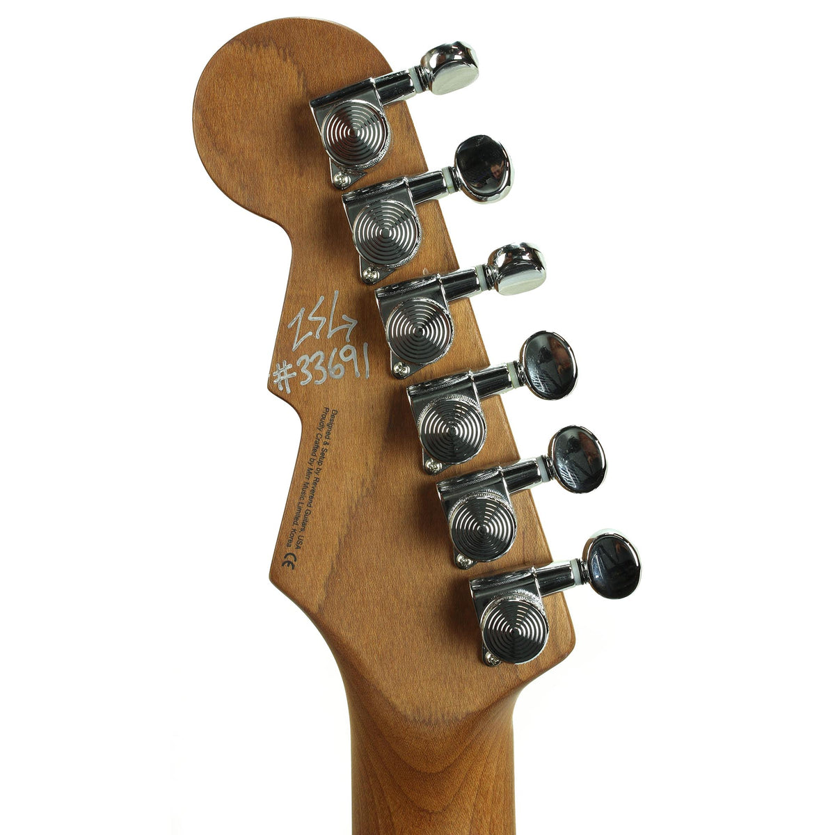 Reverend Six Gun TL With Wilkinson Tremolo - Chronic Blue - Roasted Neck