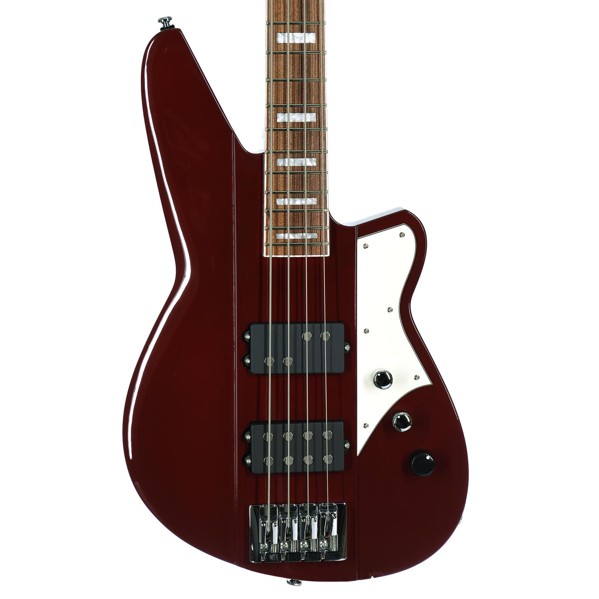Reverend Thundergun Bass Blackwood Tek Fingerboard Medieval Red