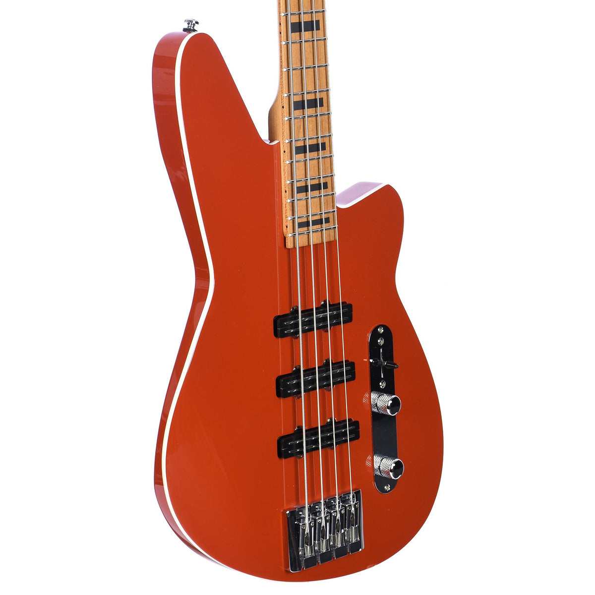 Reverend Triad Bass Burnt Brick Roasted Maple Neck