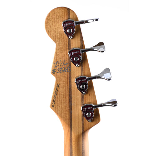 Reverend Triad Bass Roasted Maple Neck Metallic Alpine