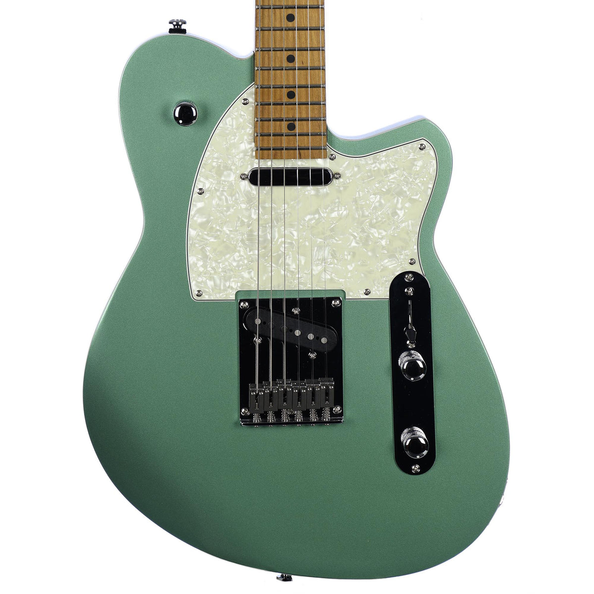 Reverend Trickshot Roasted Maple Neck Metallic Alpine