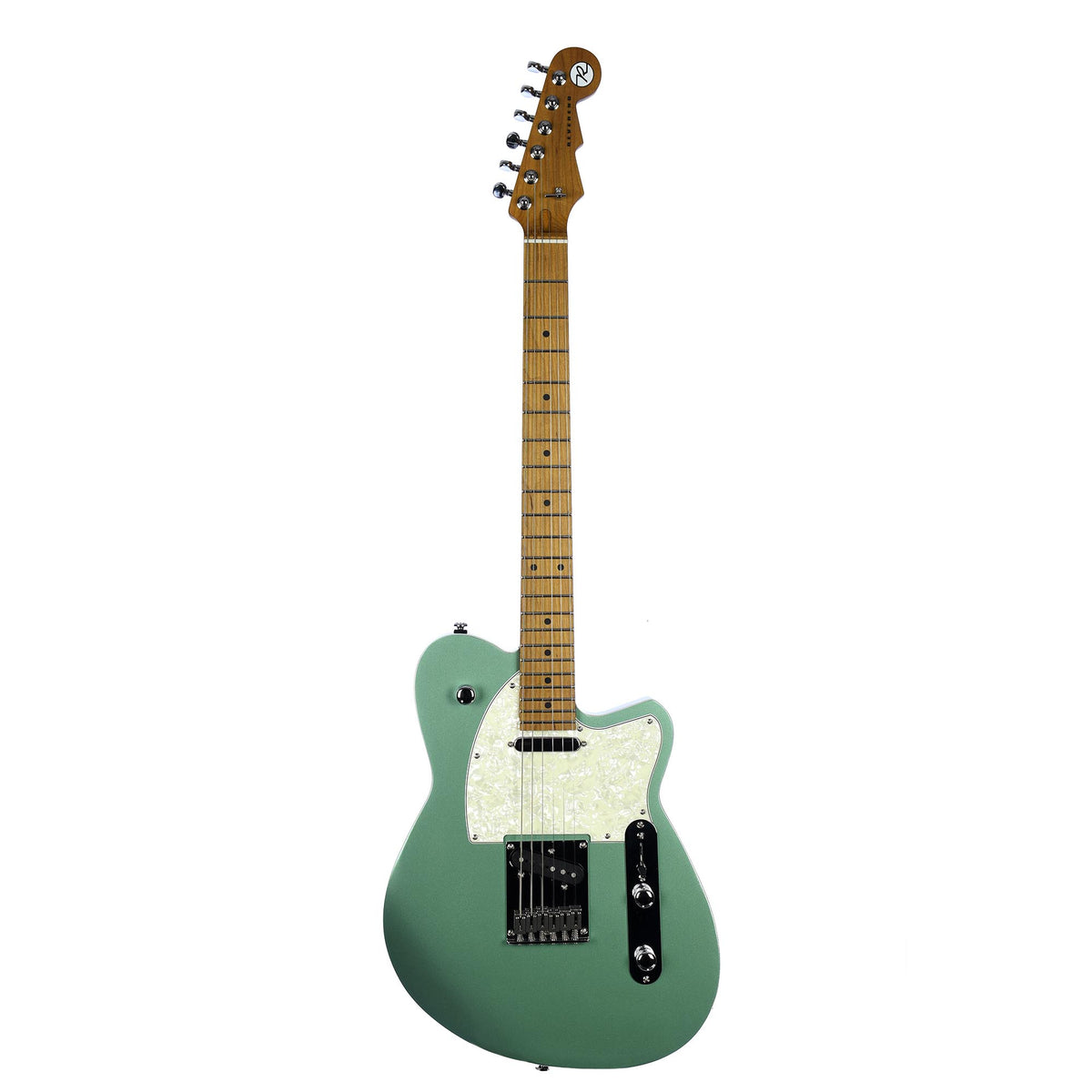 Reverend Trickshot Roasted Maple Neck Metallic Alpine