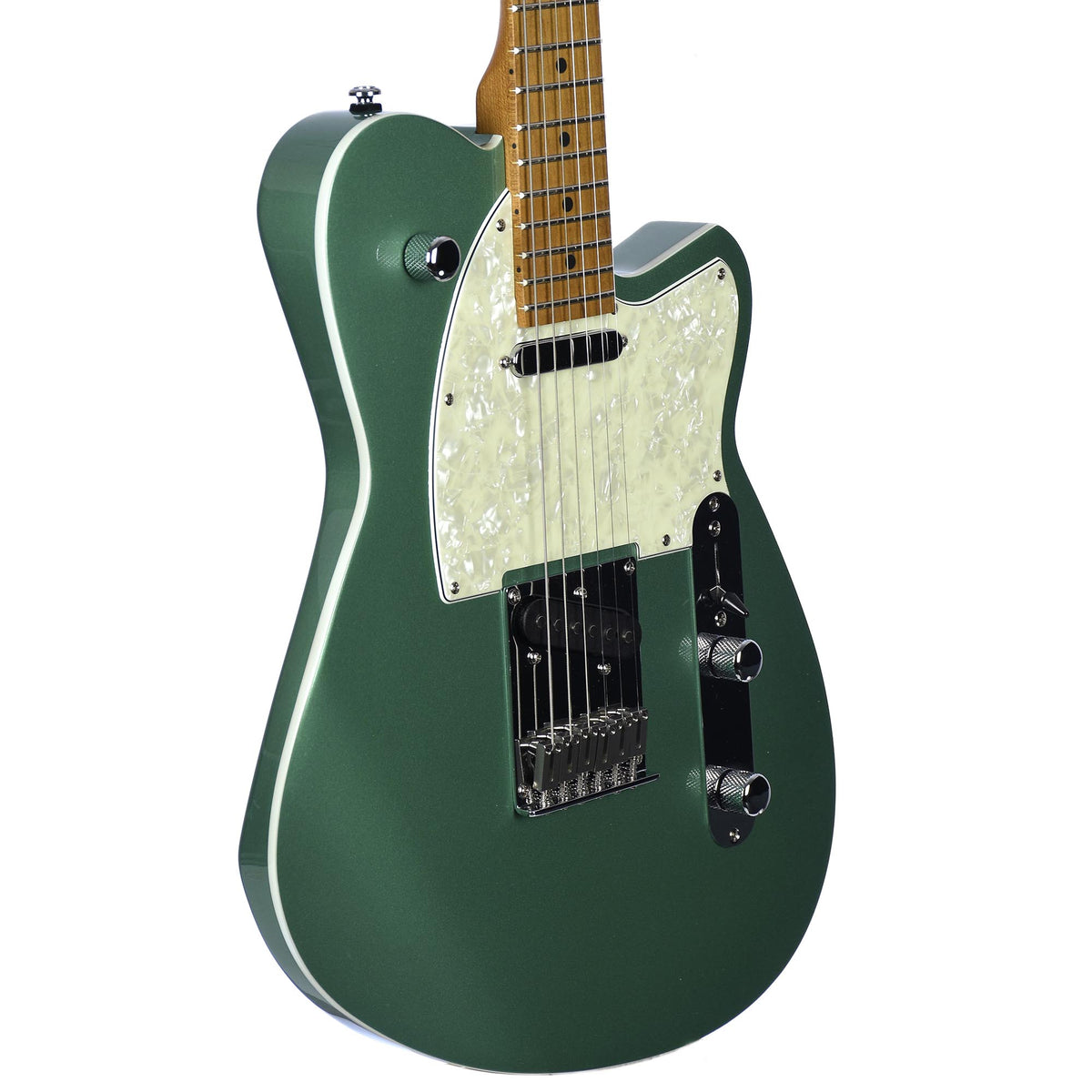 Reverend Trickshot Roasted Maple Neck Metallic Alpine
