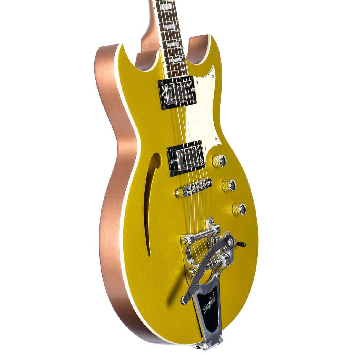 Reverend Tricky Gomez LE 2018 - Venetian Gold/Satin Metallic Rootbeer
