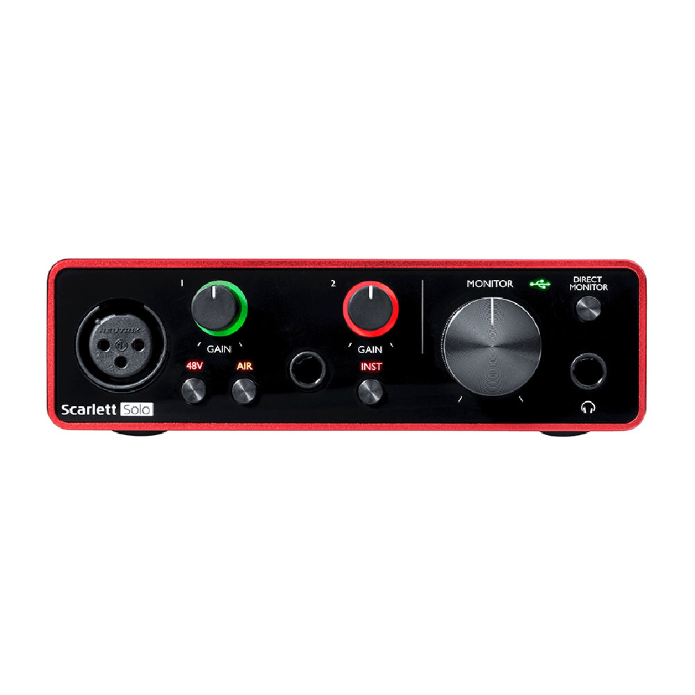 Siden miles Leonardoda Focusrite Scarlett Solo 3rd Gen USB Interface