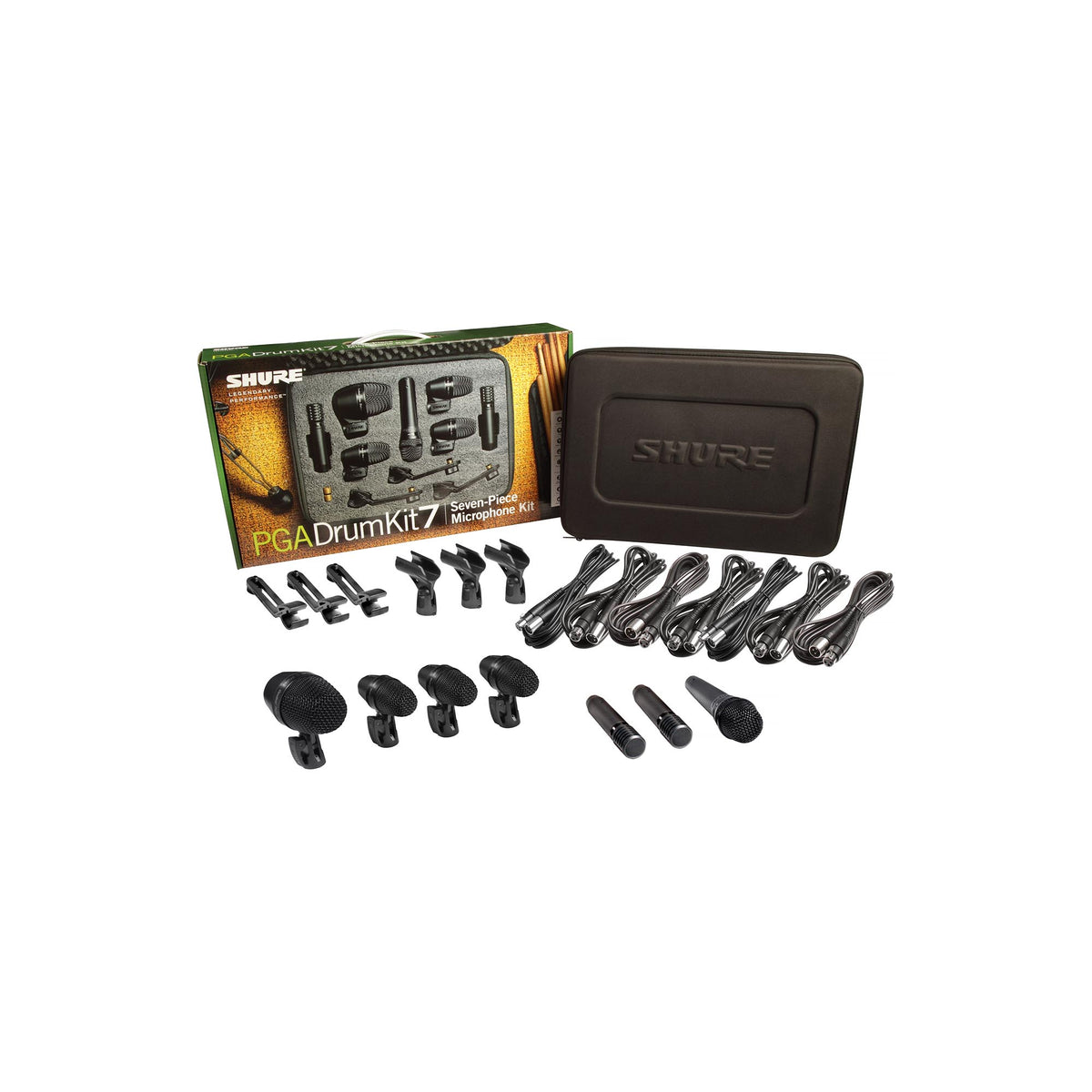 Shure PGADRUMKIT7 7-Piece Drum Microphone Kit
