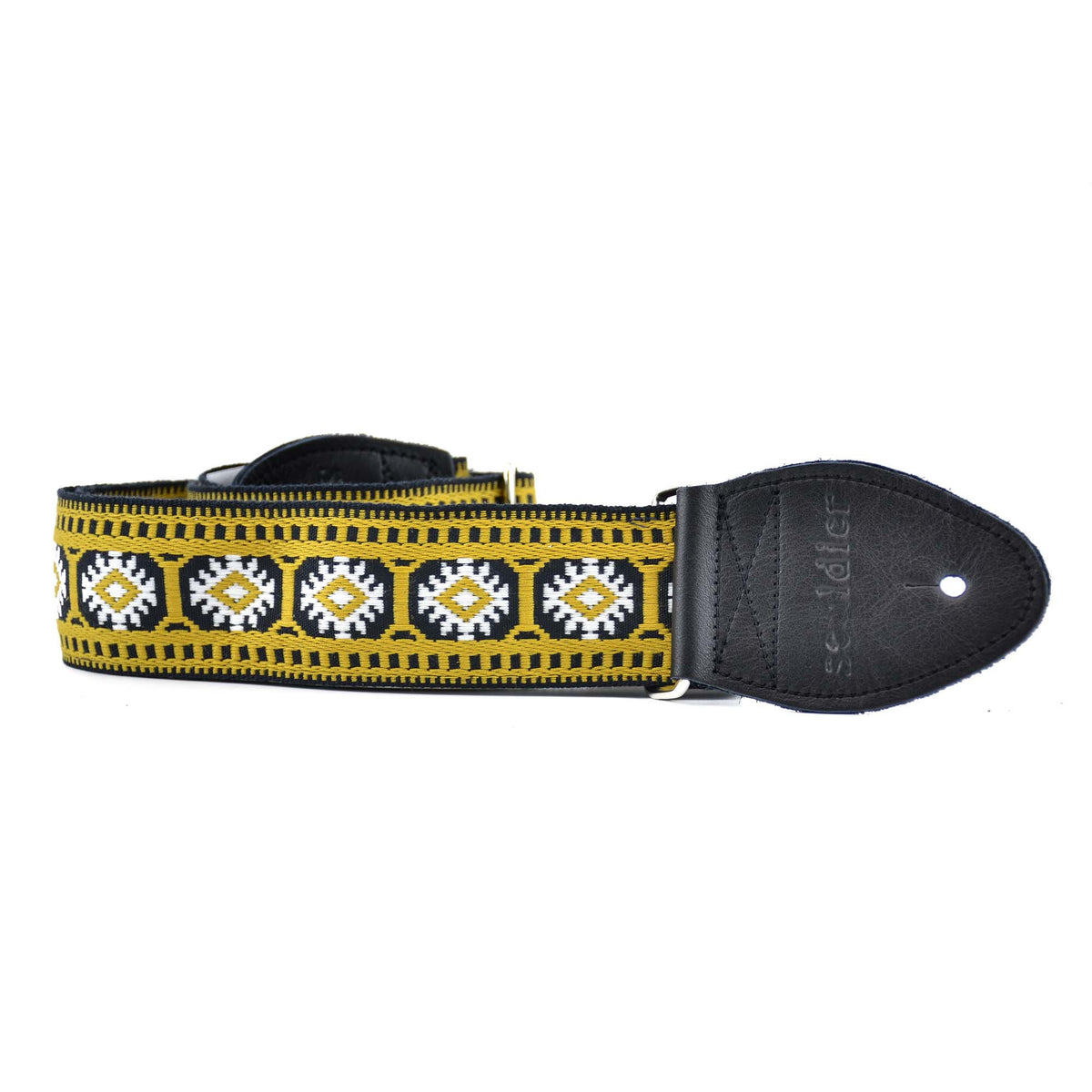 Souldier 2" Pillar Guitar Strap - Gold/Black