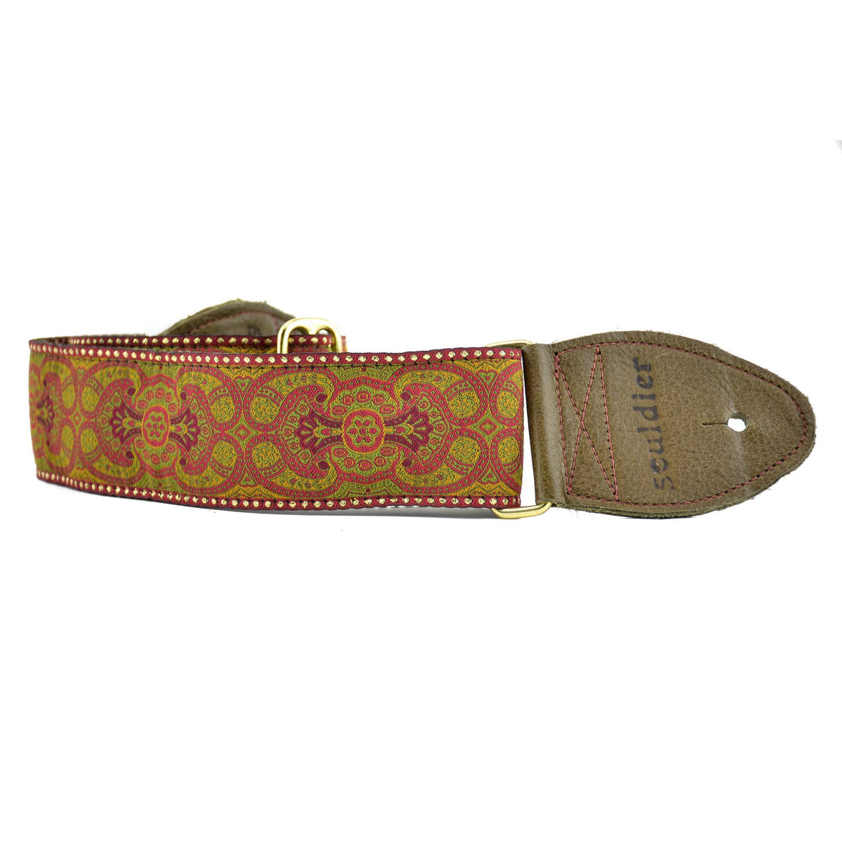 Souldier Arabesque Guitar Strap - Red
