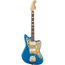 Squier 40th Anniversary Jazzmaster Electric Guitar, Laurel, Gold Edition, Lake Placid Blue